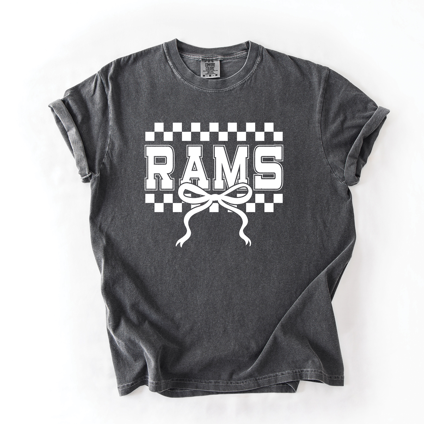 Checkered Rams Comfort Colors Tee