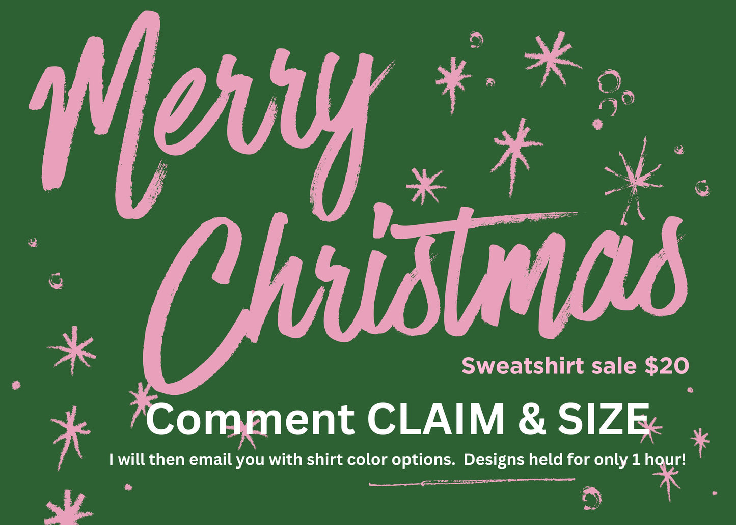 Christmas Sweatshirt Claim
