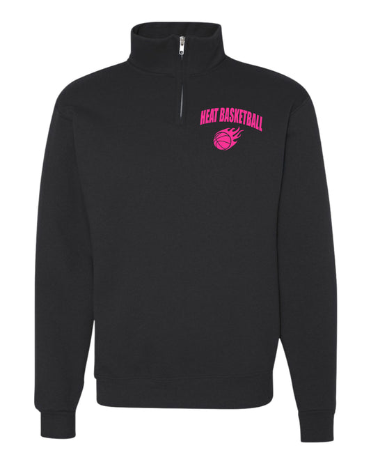 Black Quarter Zip Heat Basketball