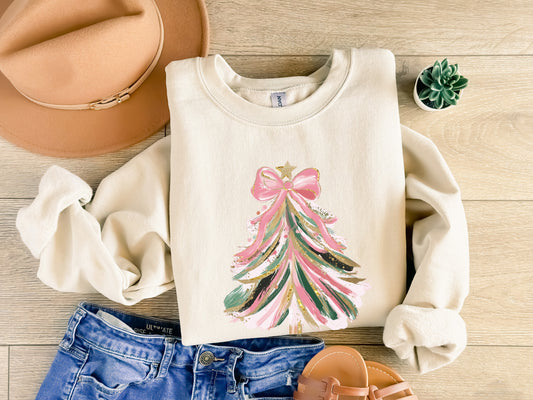 Pink Bow Christmas Tree