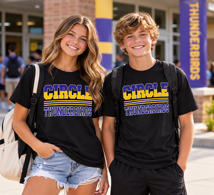 Black Circle Dri Fit Tee