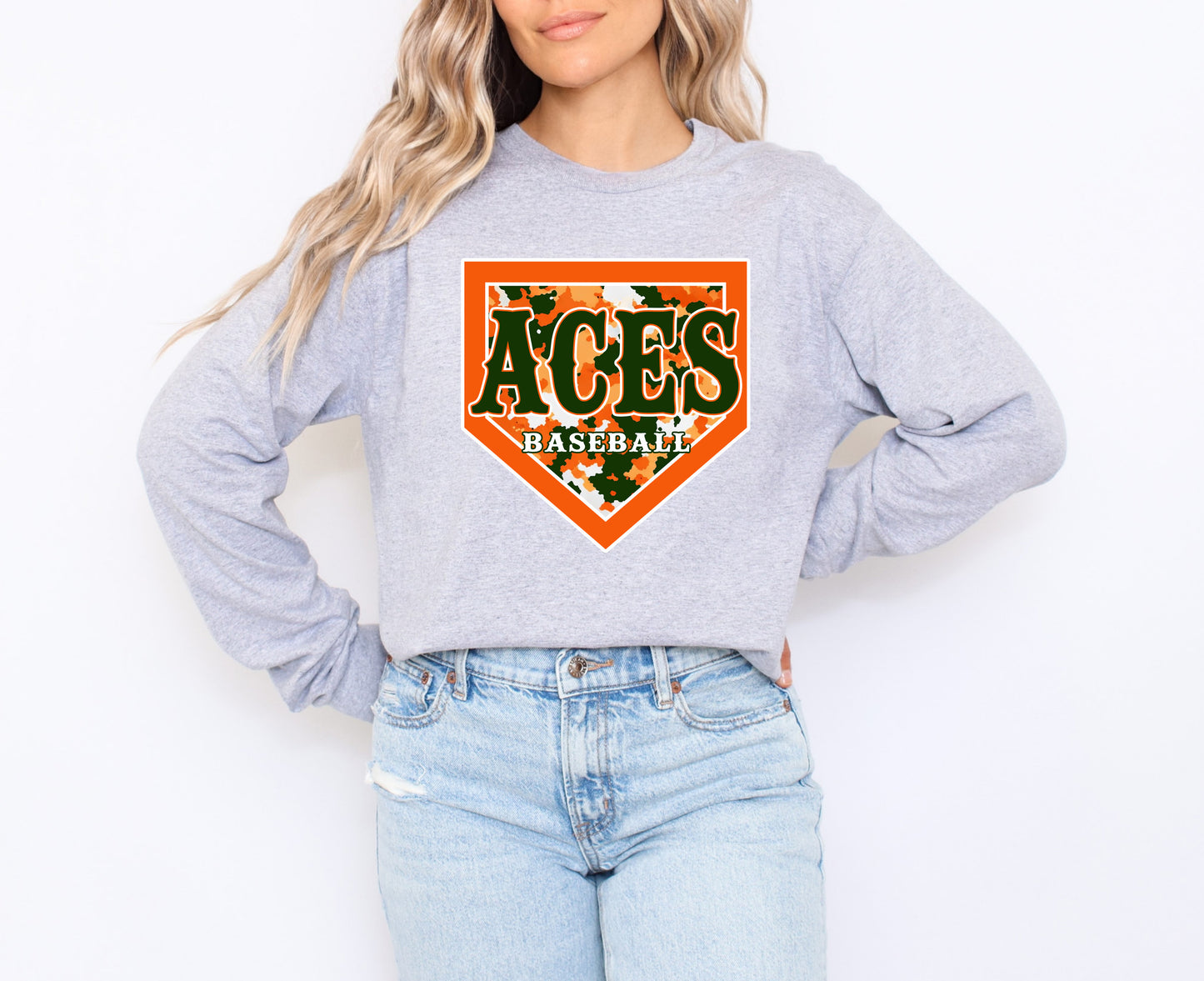 Camo Long Sleeve or Hoodie