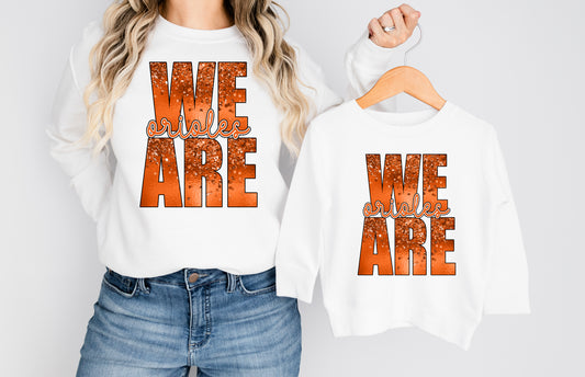 We Are Orioles {Faux Sequins}