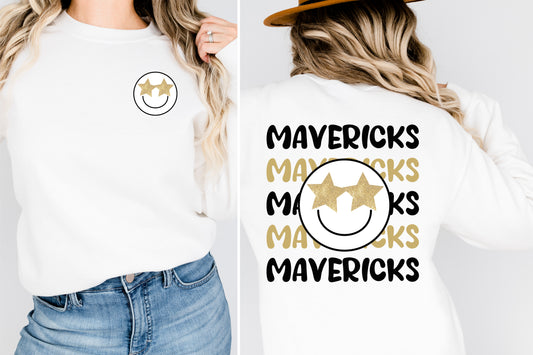 Faux Glitter Mavericks