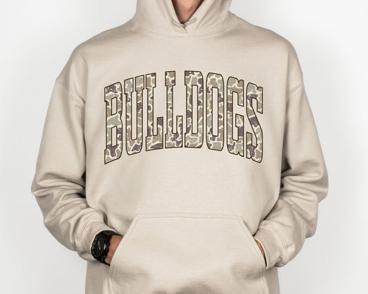 Camo Bulldogs Hoodie