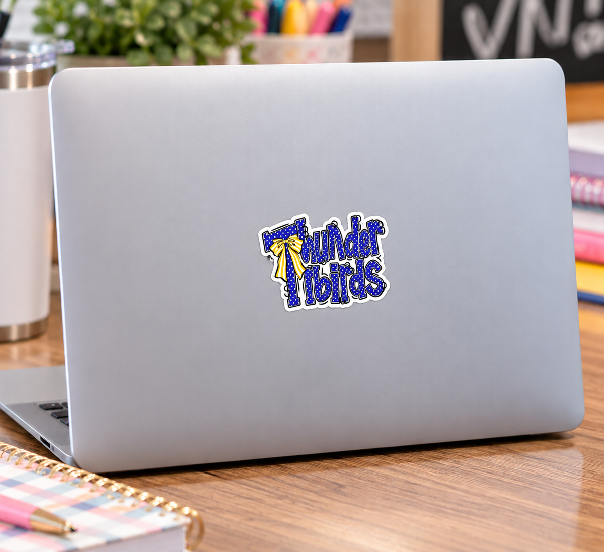 Circle Thunderbirds 3.5" Stickers