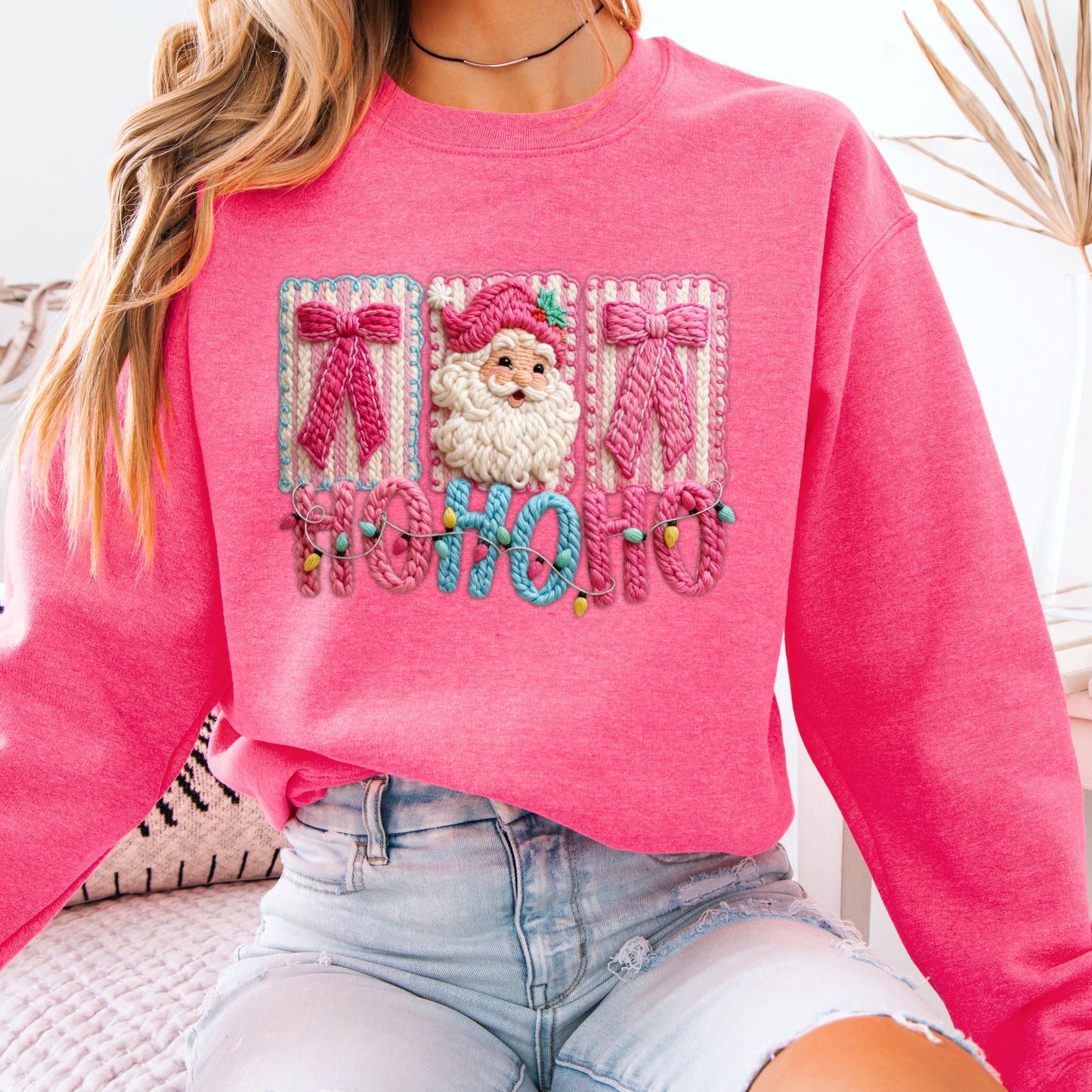 Faux Yarn HO HO HO