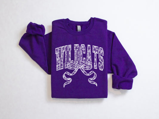 Faux White Lace Wildcats