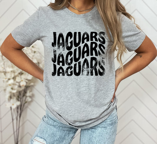 Stacked Jaguars (Black Print)