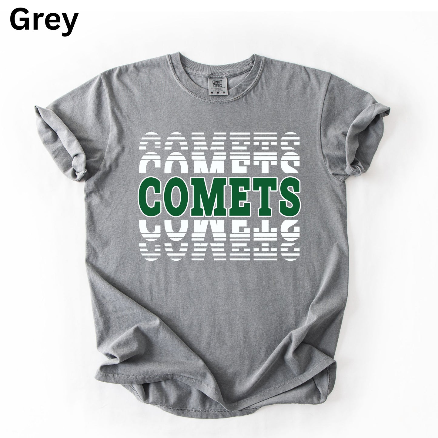 Stacked Comets Comfort Colors Tee
