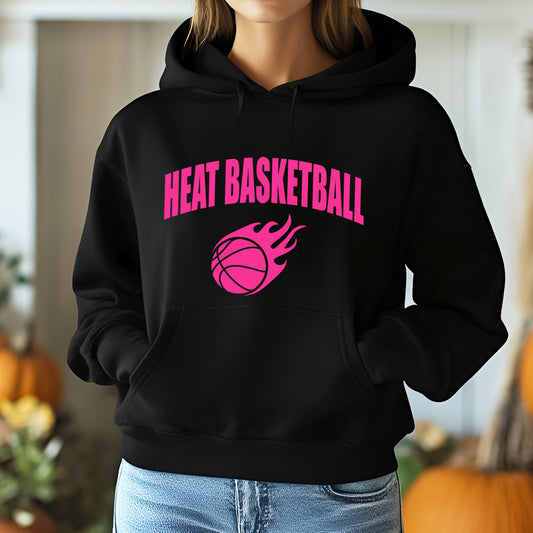 Black Heat Basketball Hoodie