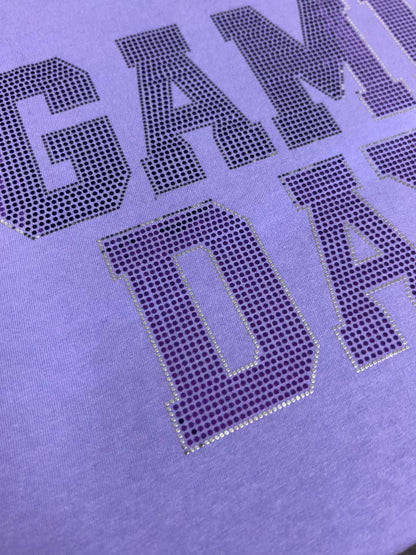 Discounted Spangle Tee (Purple on Purple) (XL)