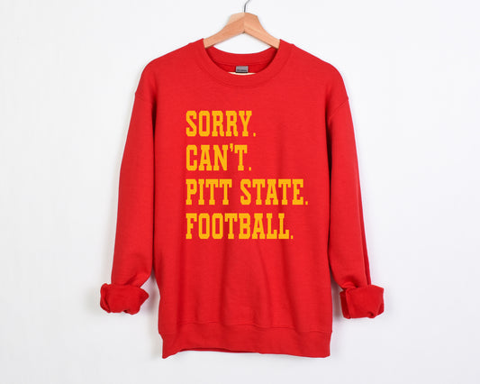 Sorry Can't