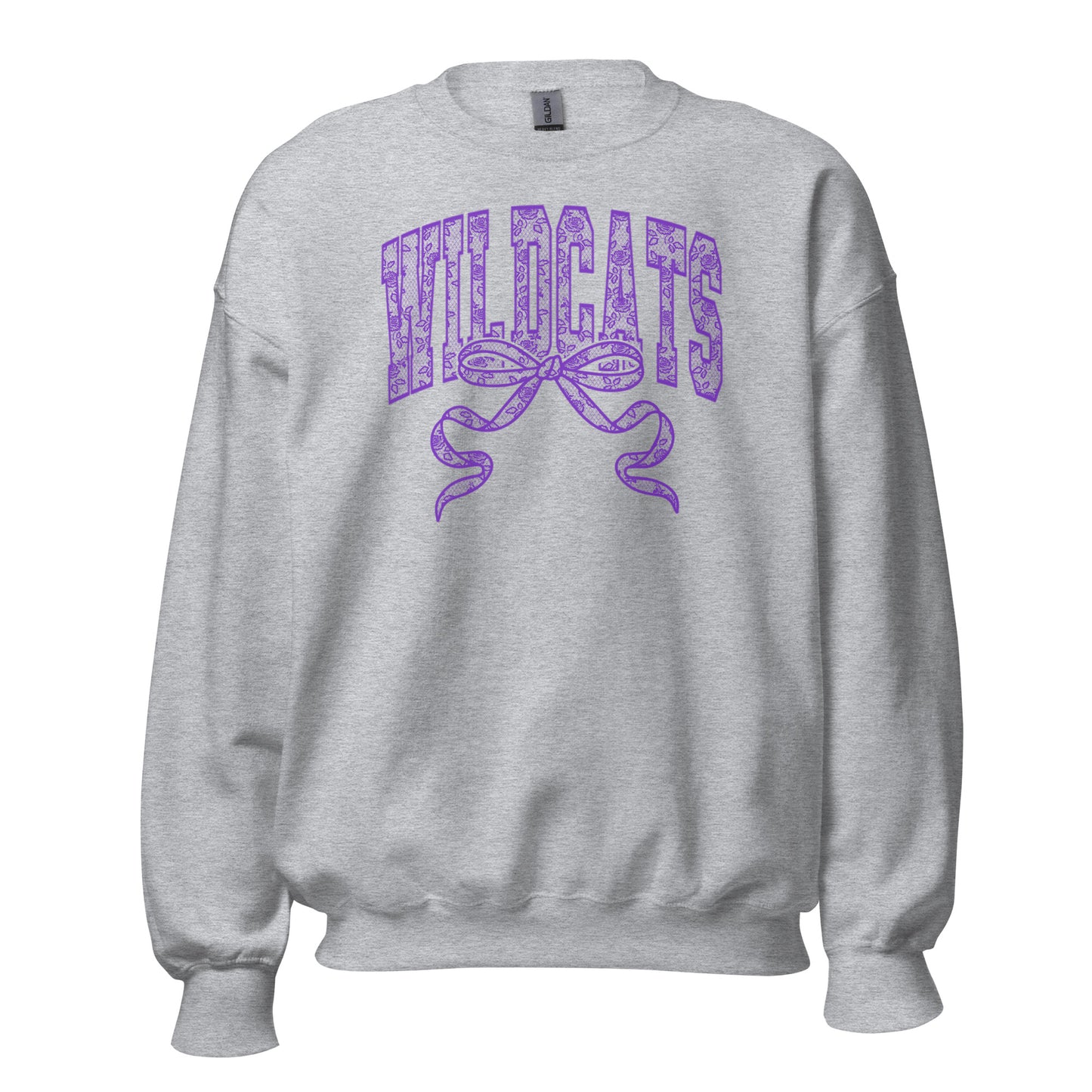 Faux Purple Lace Wildcats