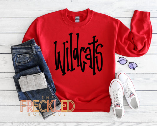 Mascot Crewneck Wildcats